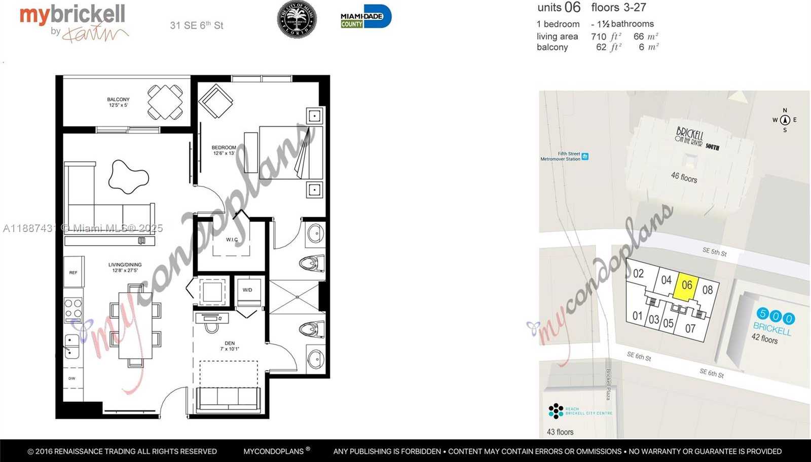Small Image of 31 SOUTH EAST 6TH ST #606, Miami Number 8