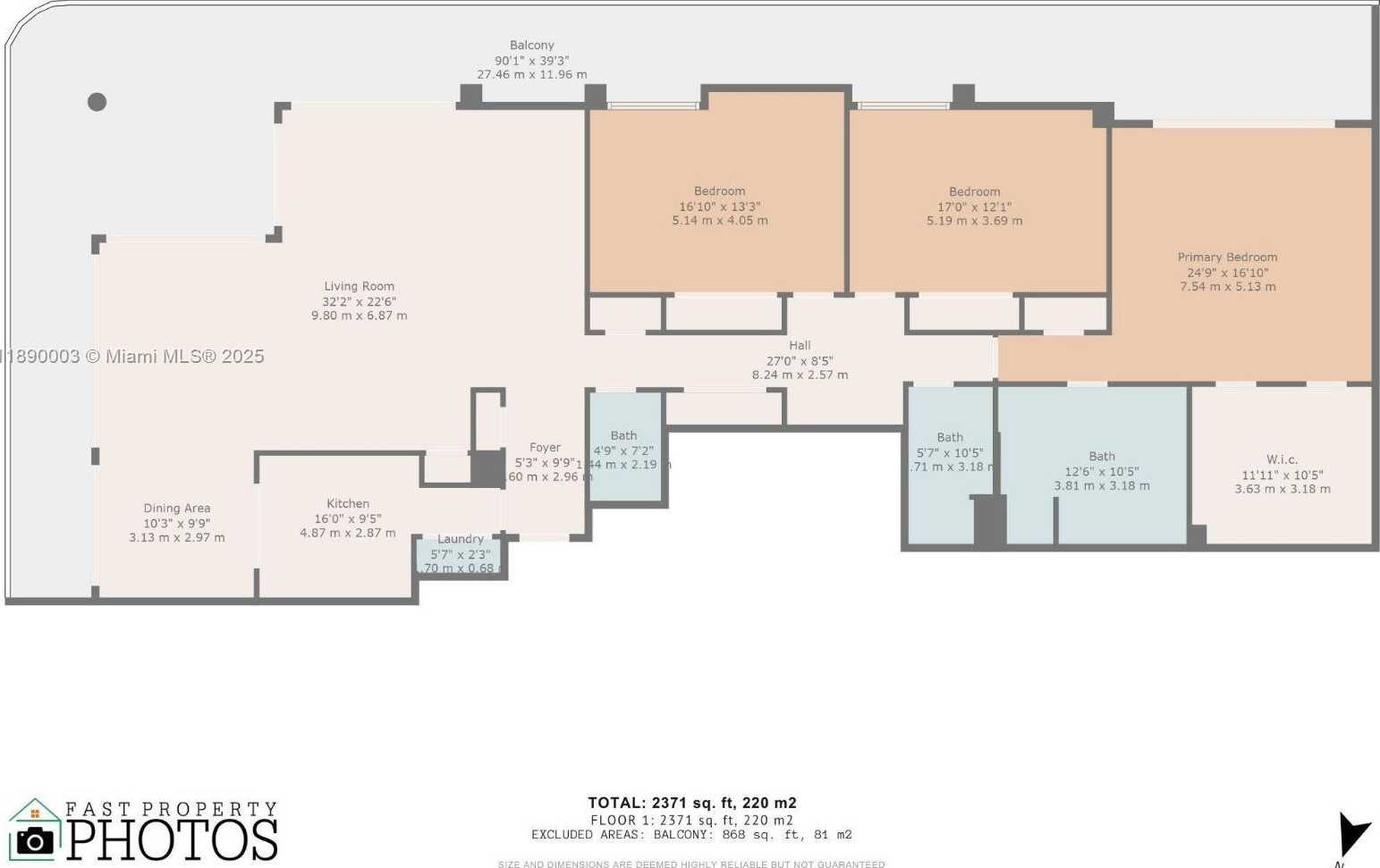 Small Image of 19355 TURNBERRY WAY #3J, Aventura Number 19