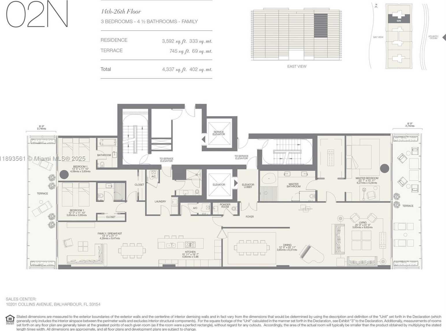 Small Image of 10203 COLLINS AVE #1502, Bal Harbour Number 51