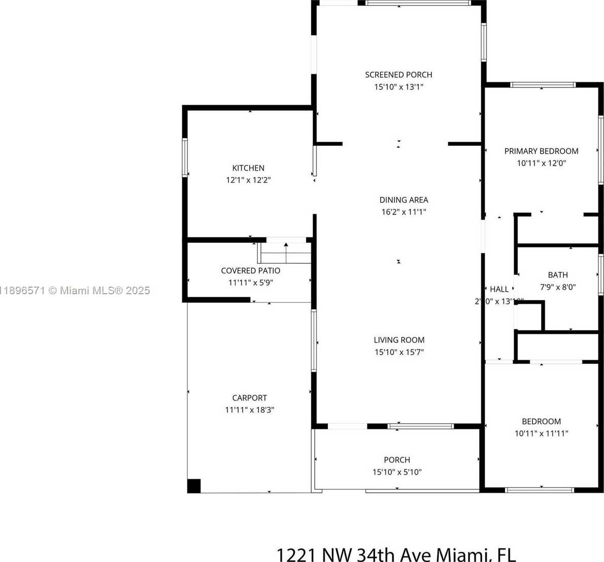 Small Image of 1221 NORTH WEST 34TH AVE #1221, Miami Number 16