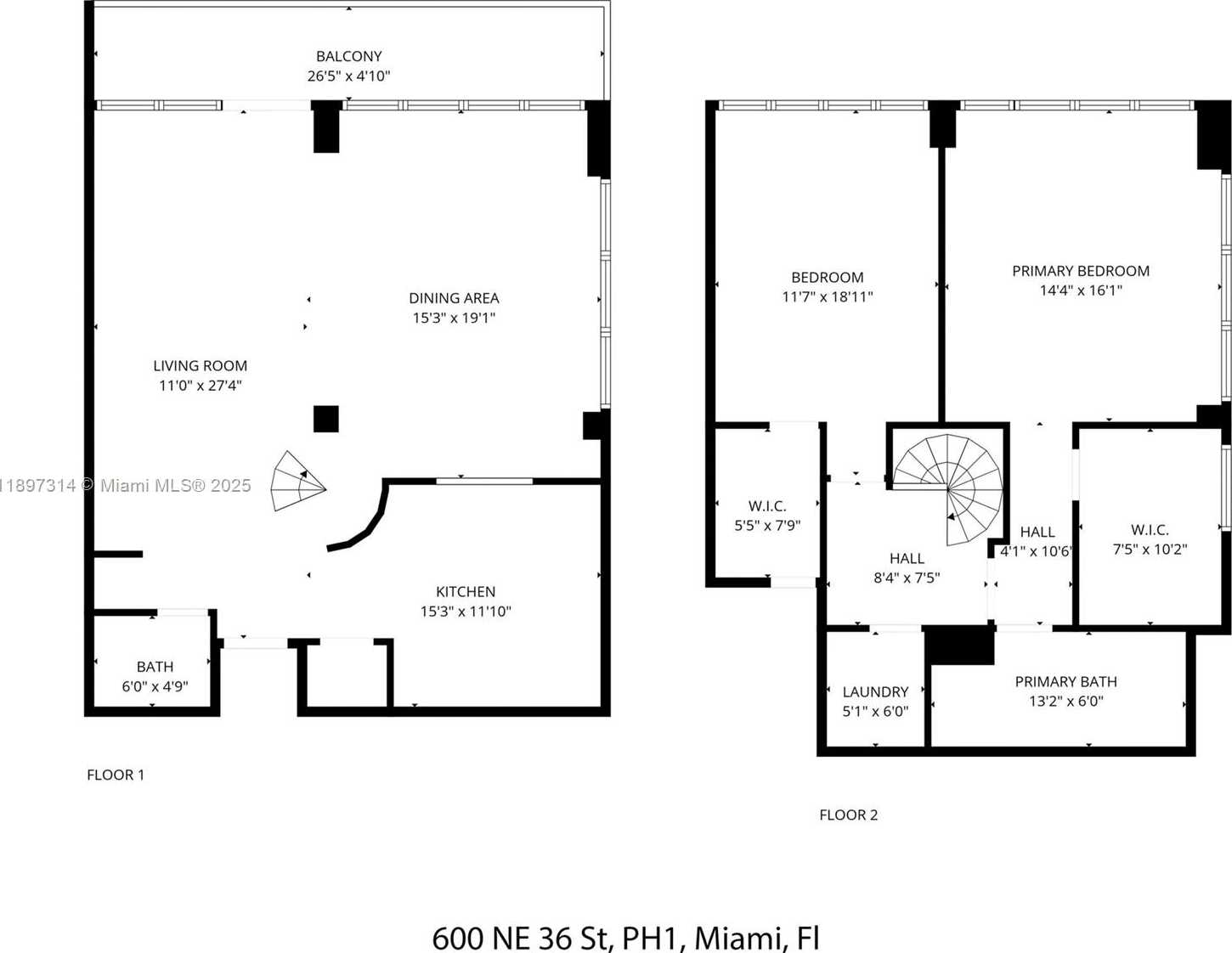 Small Image of 600 NORTH EAST 36TH ST #PH1, Miami Number 20