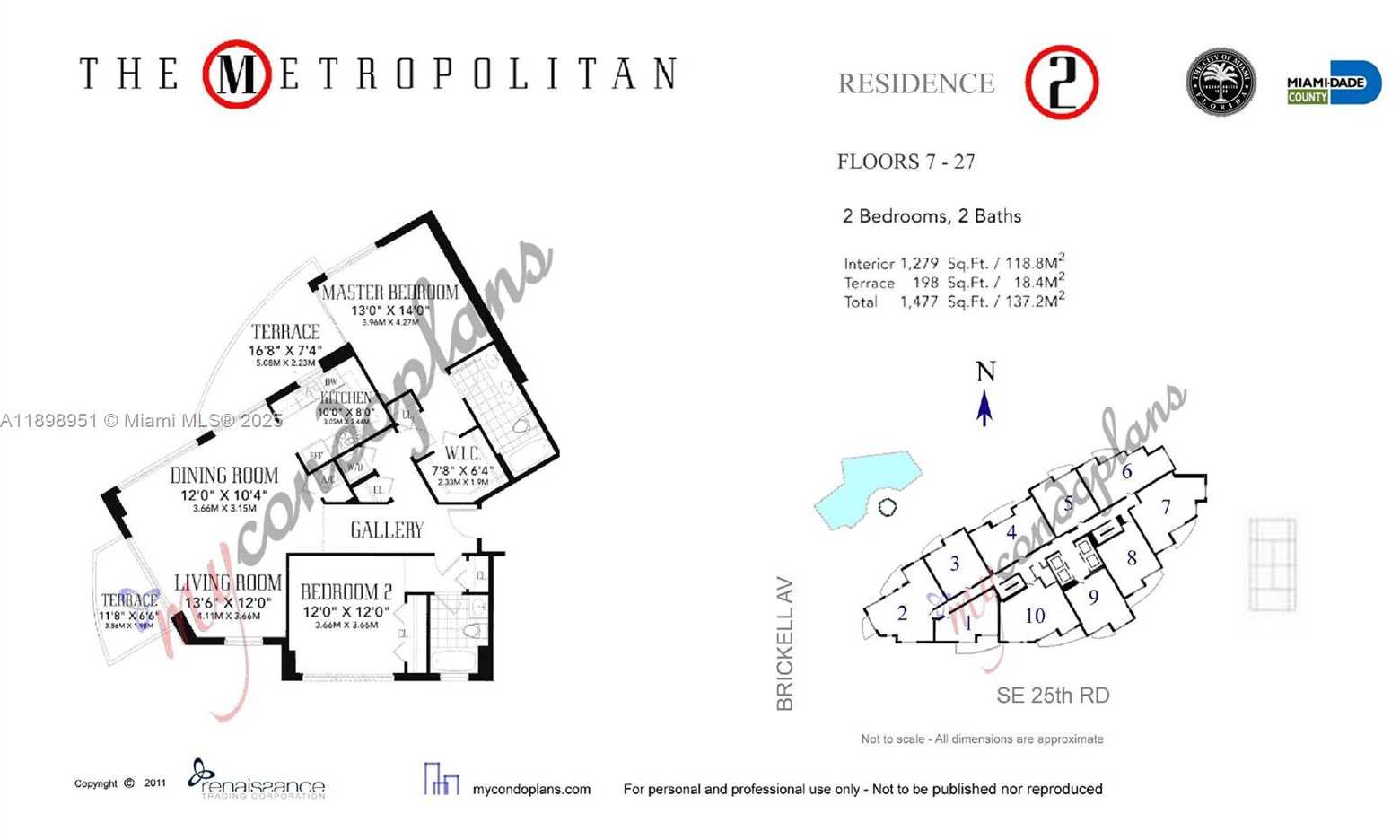 Small Image of 2475 BRICKELL AVE #1608, Miami Number 8
