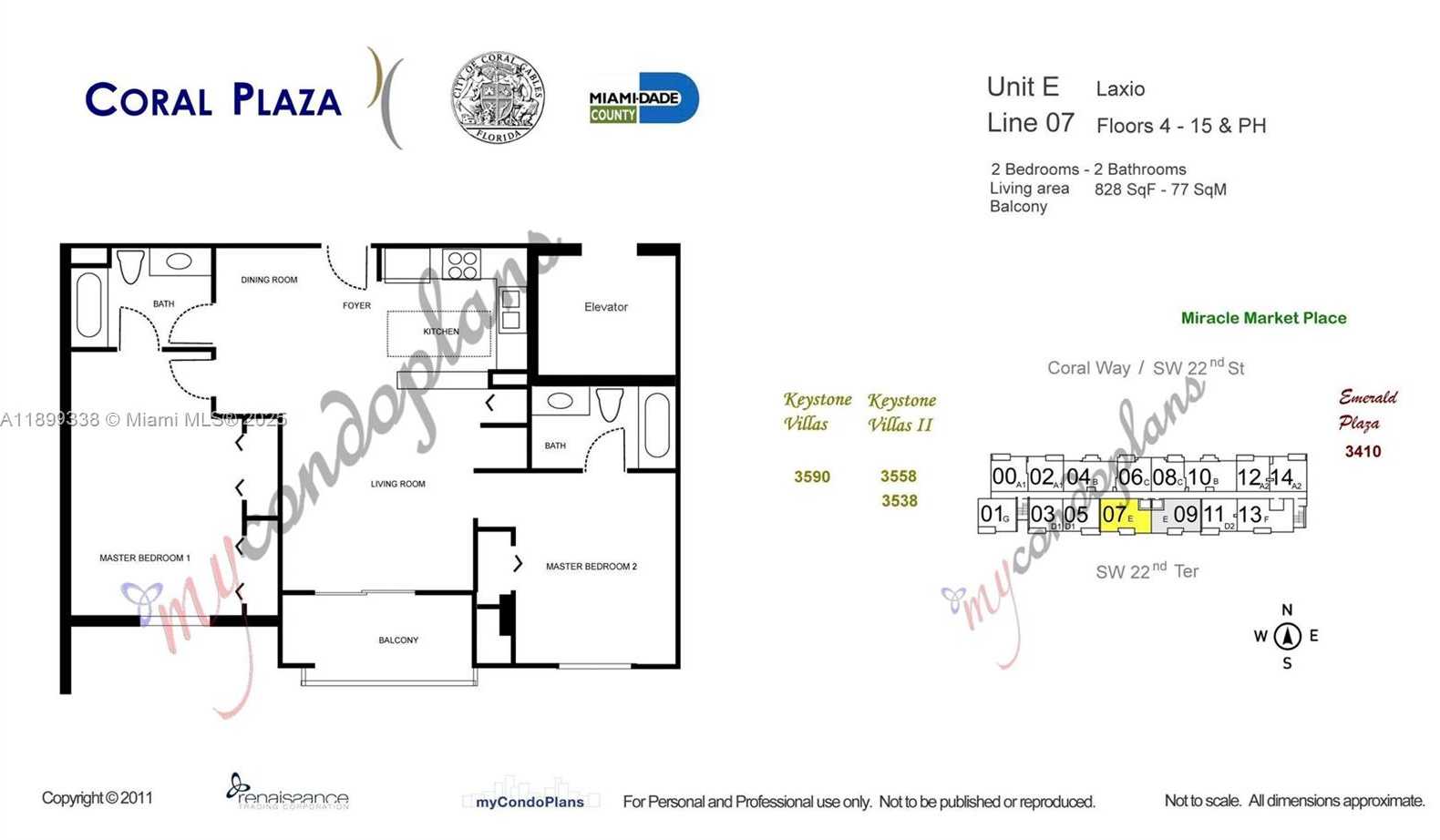 Small Image of 3500 CORAL WAY #409, Miami Number 22