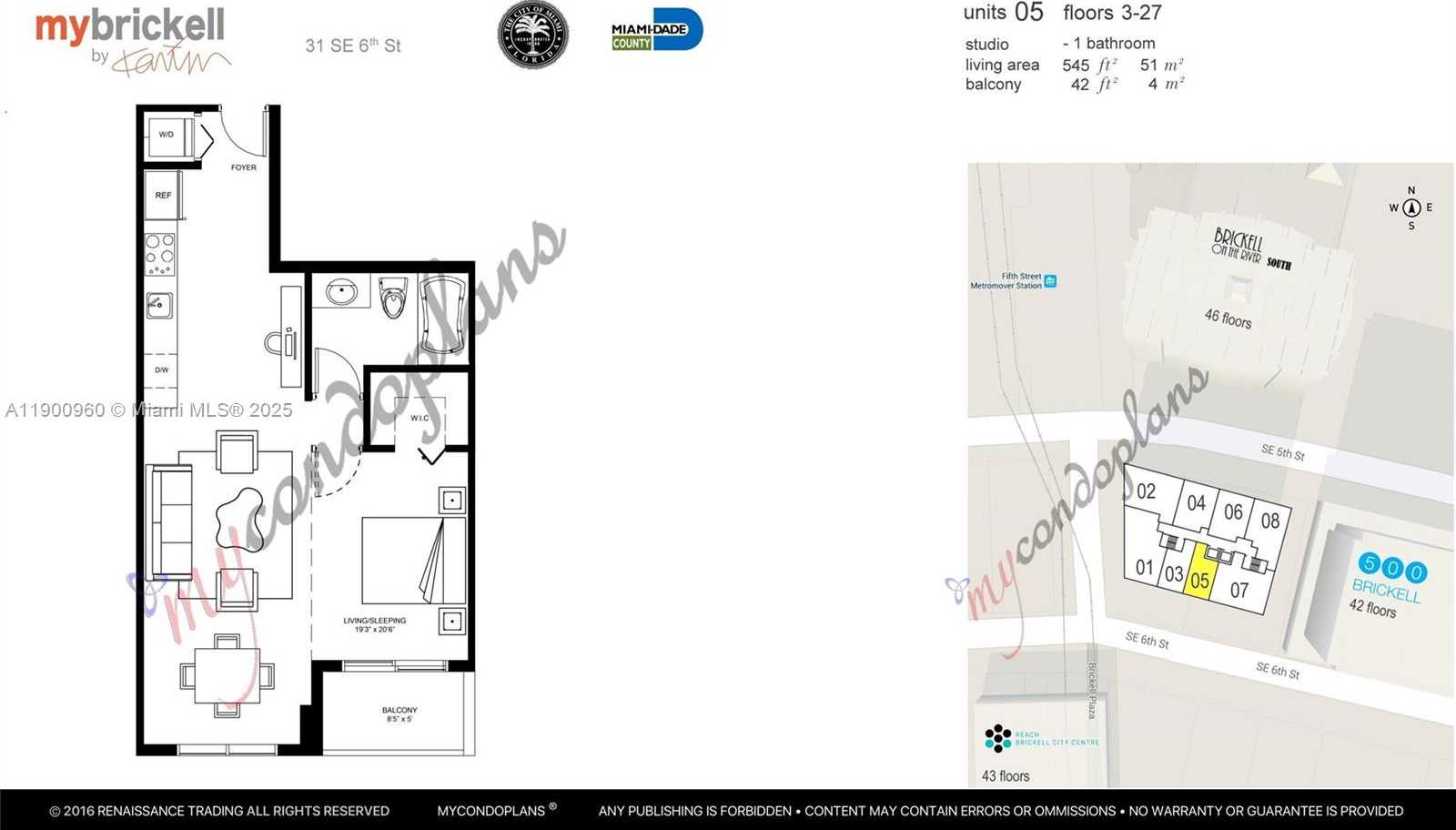 Small Image of 31 SOUTH EAST 6TH ST #505, Miami Number 17