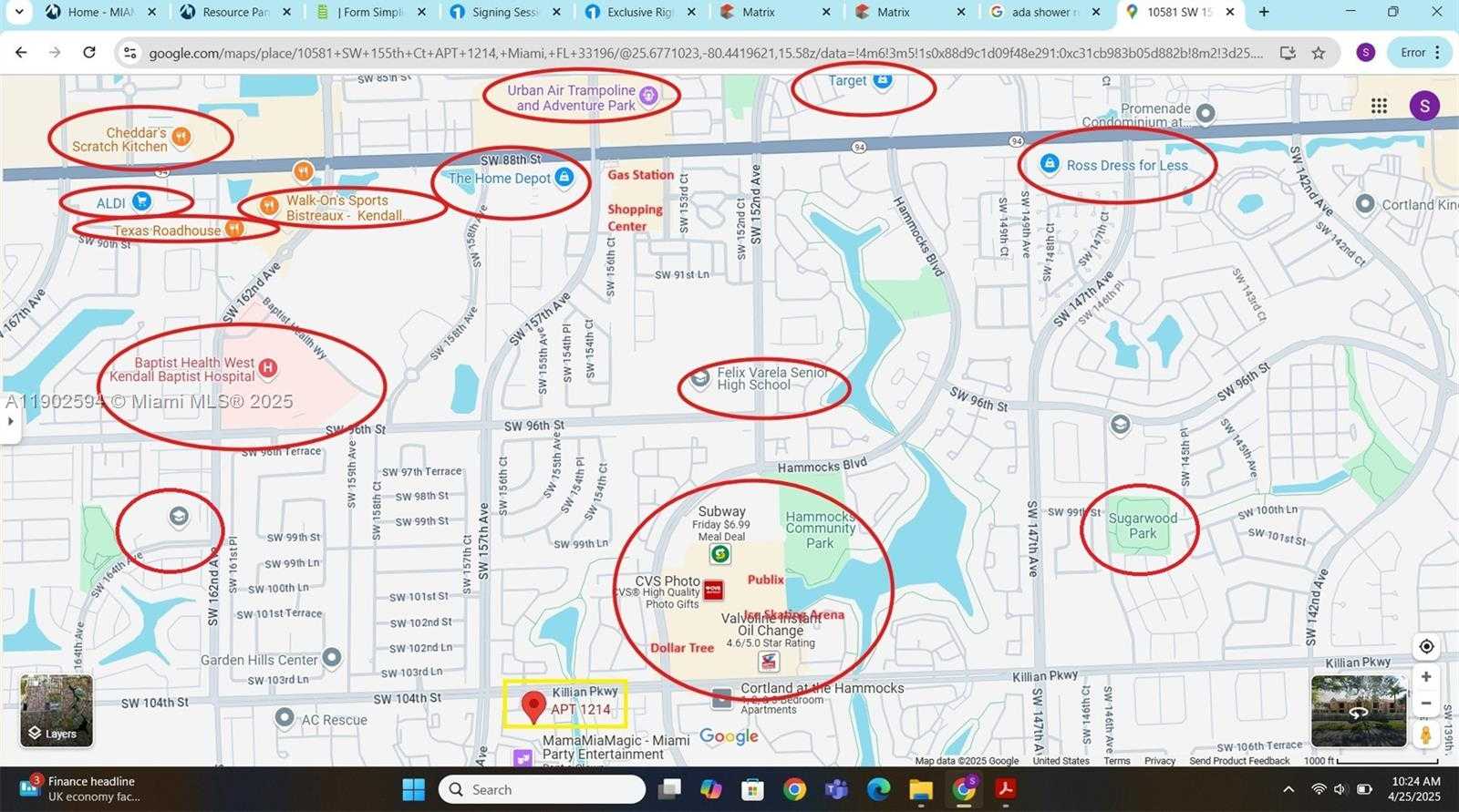 Small Image of 10581 SOUTH WEST 155TH CT #1214, Miami Number 35