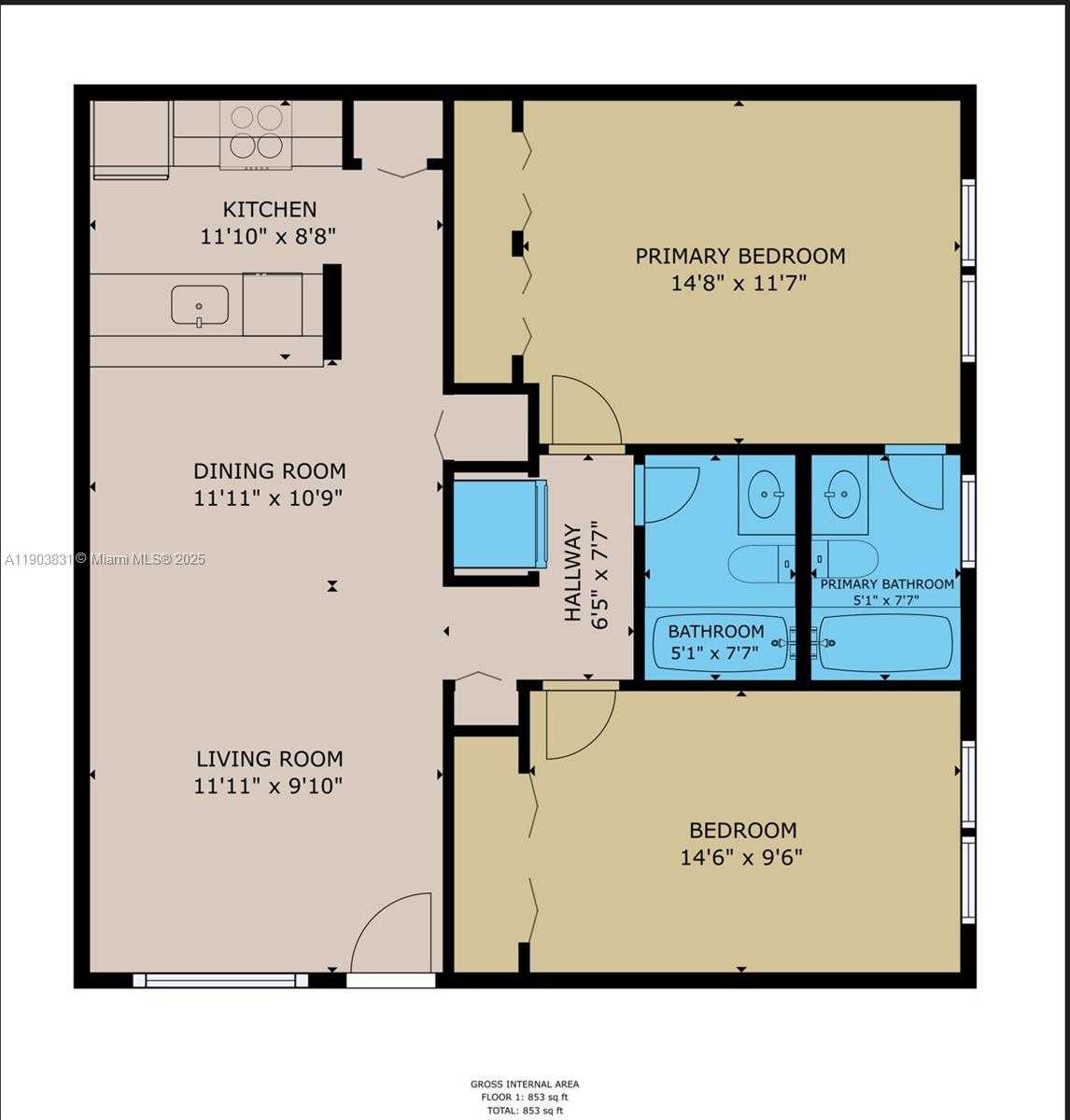 Small Image of 18310 MEDITERRANEAN BLVD #2407, Hialeah Number 17