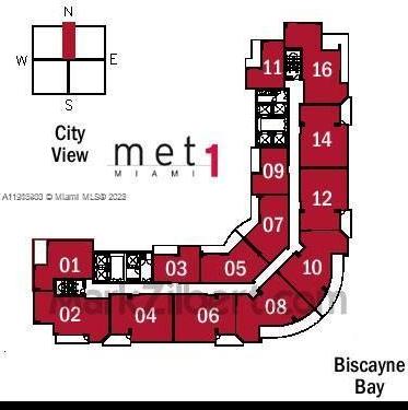 Small Image of 300 SOUTH BISCAYNE BLVD #3202, Miami Number 18