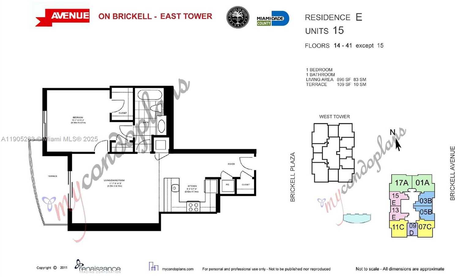 Small Image of 1060 BRICKELL AVE #3615, Miami Number 7