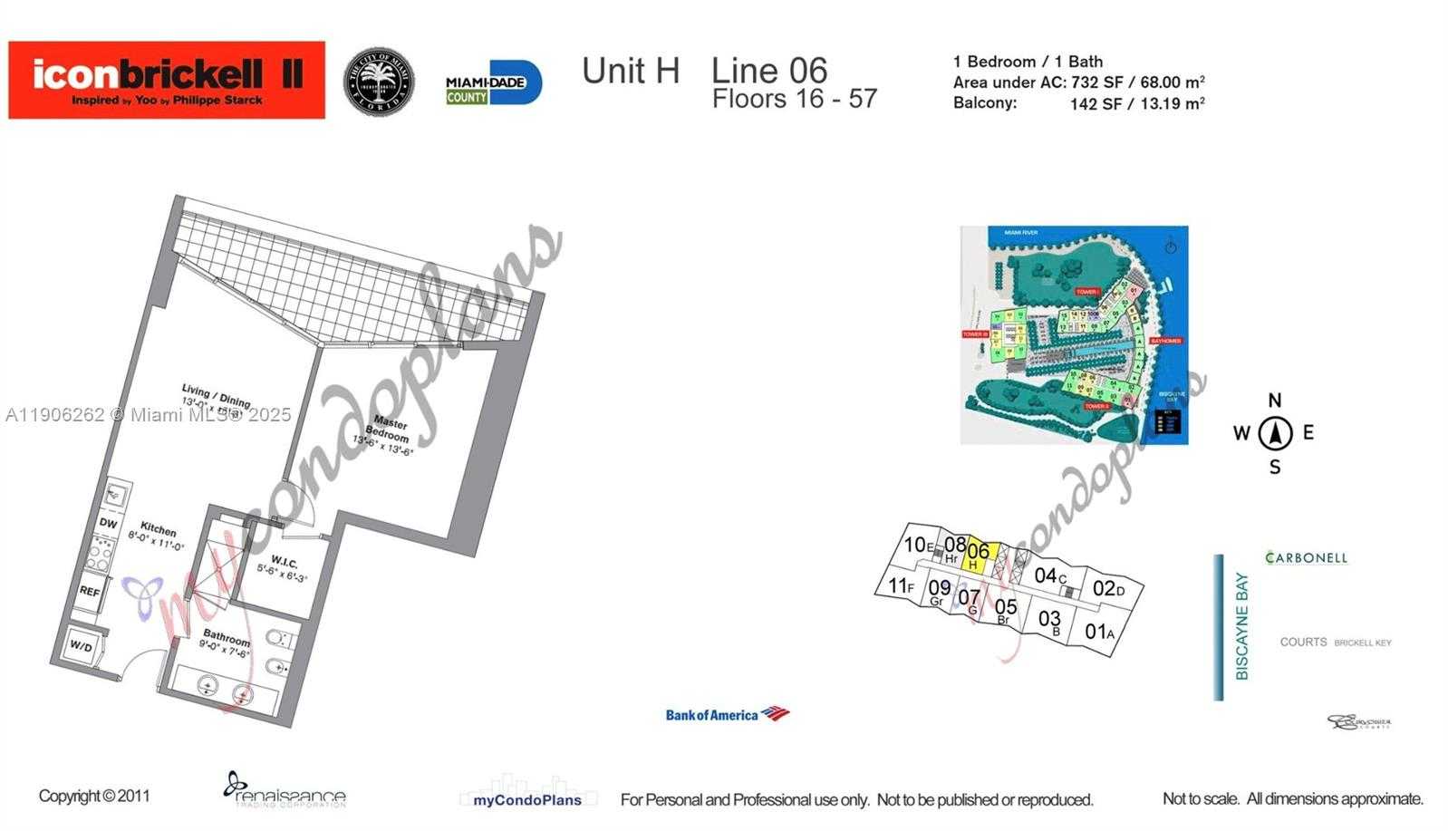 Small Image of 495 BRICKELL AVE #1606, Miami Number 16
