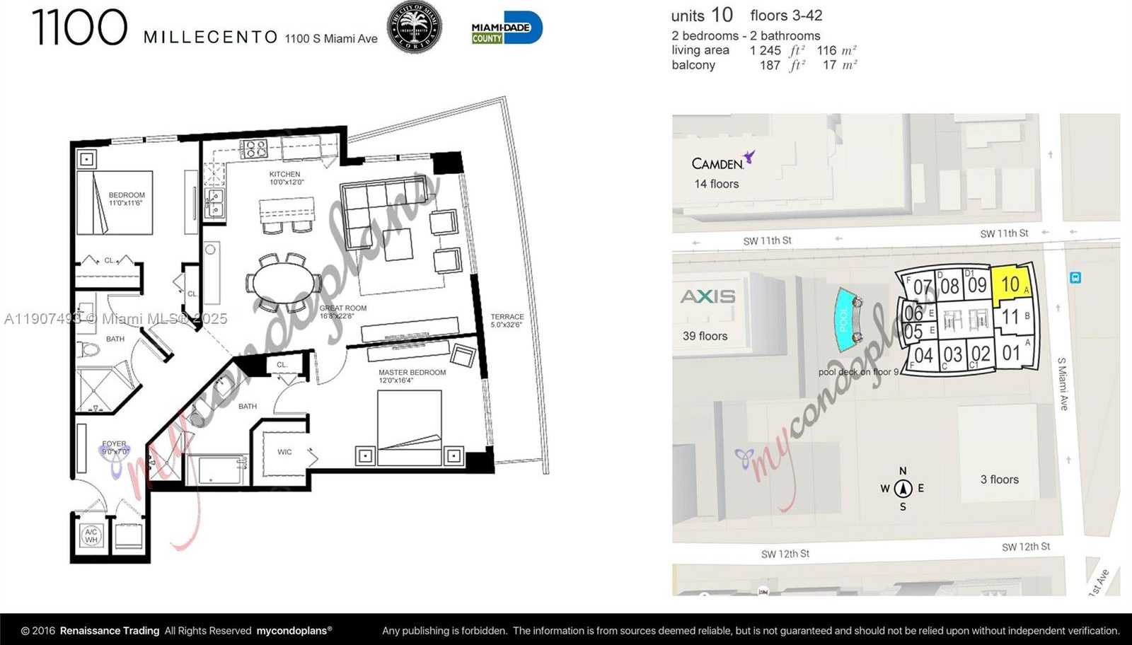 Small Image of 1100 SOUTH MIAMI AVE #3710, Miami Number 41