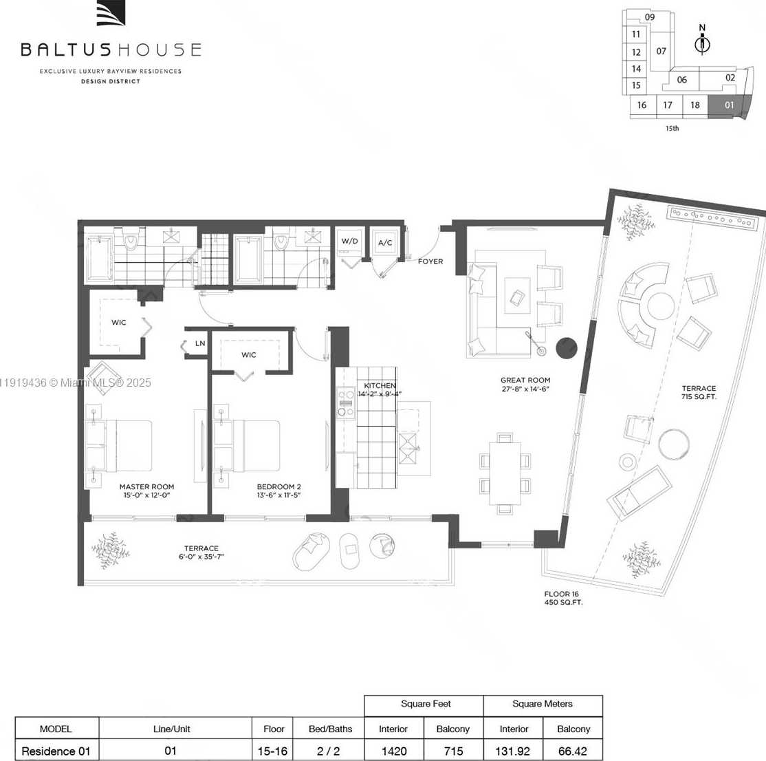 Small Image of 4250 BISCAYNE BLVD #1601, Miami Number 19