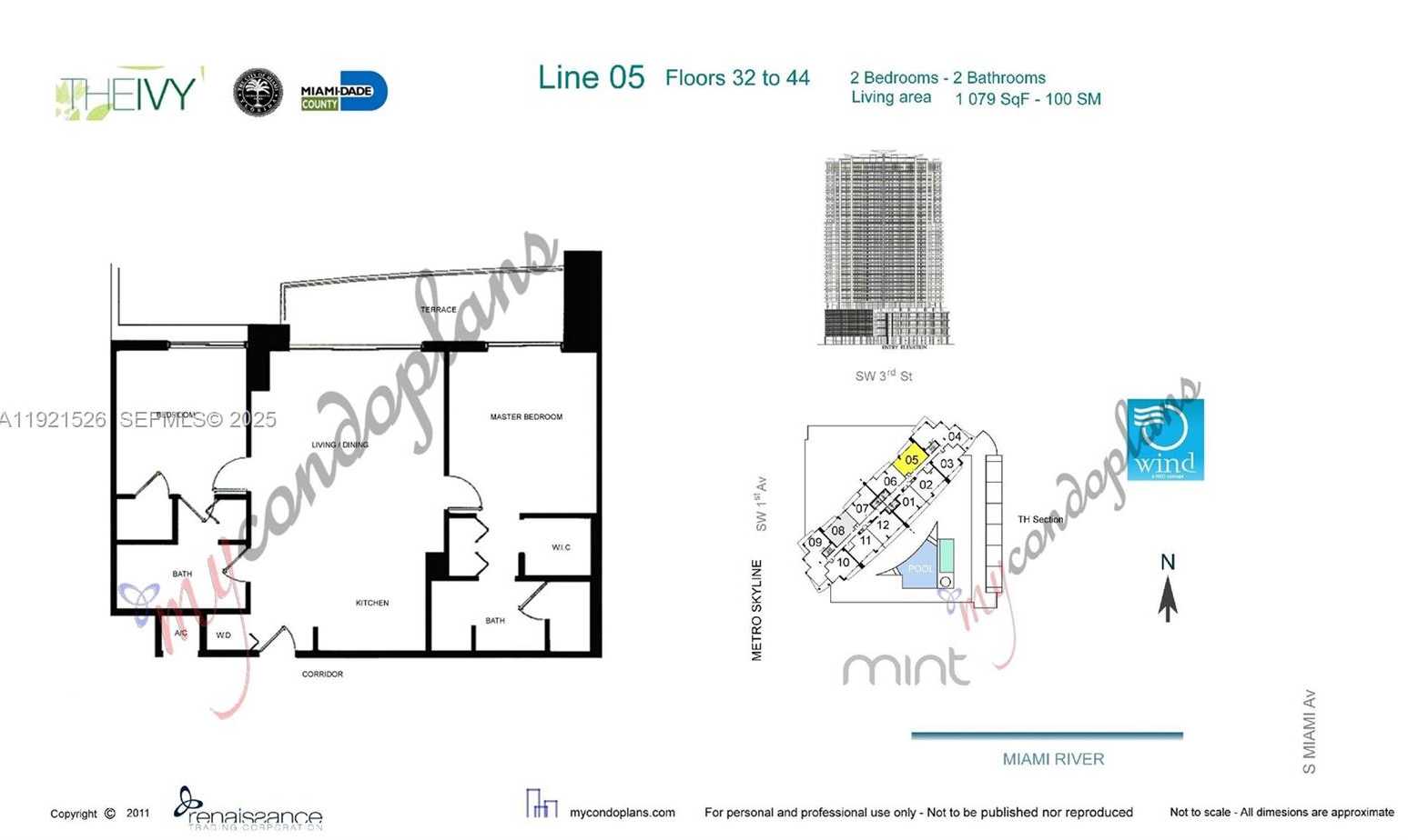 Small Image of 90 SOUTH WEST 3RD ST #4105, Miami Number 25