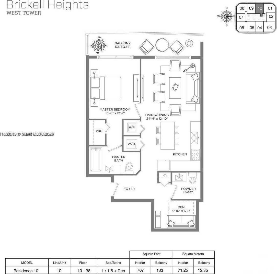 Small Image of 55 SOUTH WEST 9TH ST #1910, Miami Number 11