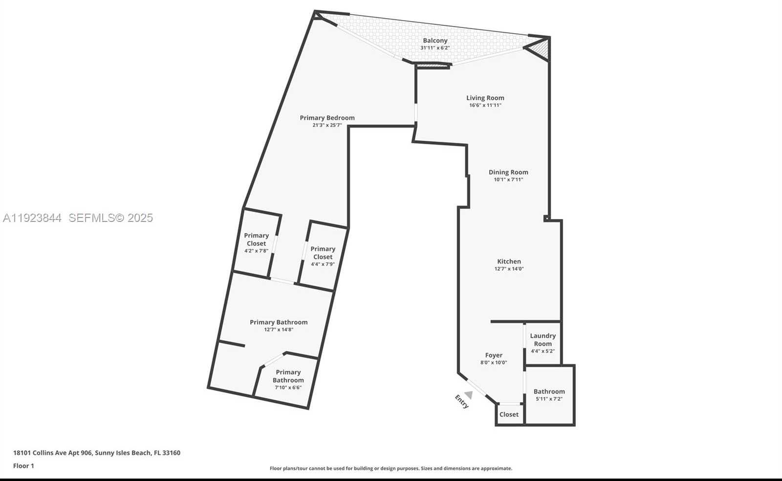 Small Image of 18101 COLLINS AVE #906, Sunny Isles Beach Number 25