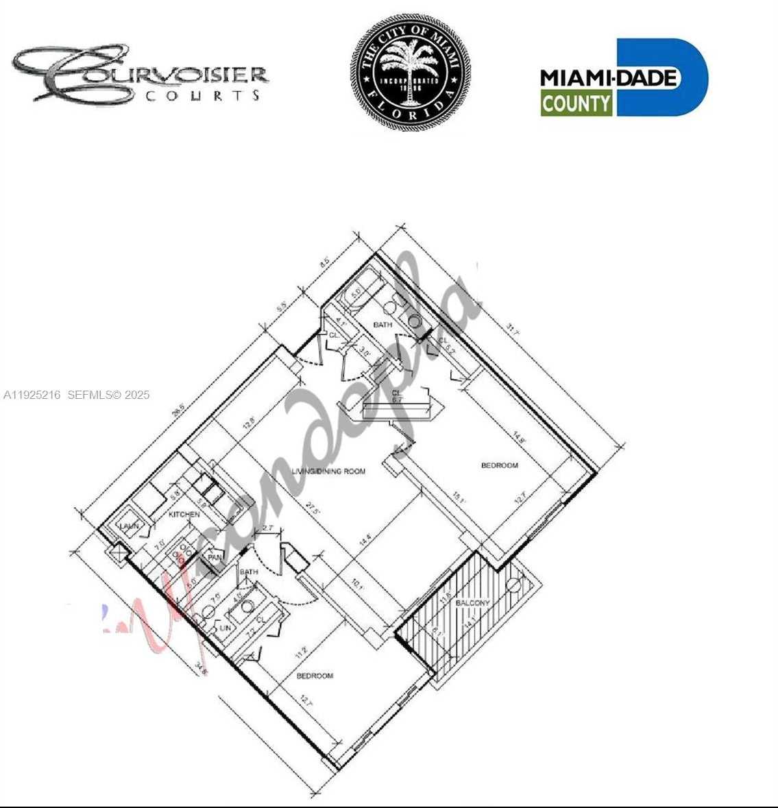 Small Image of 701 BRICKELL KEY BLVD #1911, Miami Number 11