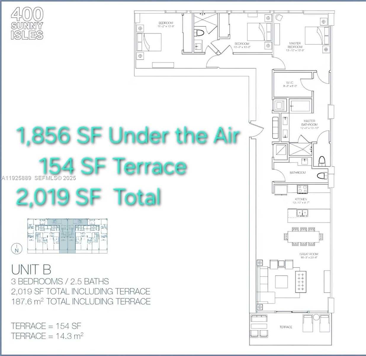 Small Image of 400 SUNNY ISLES BLVD #1519, Sunny Isles Beach Number 12
