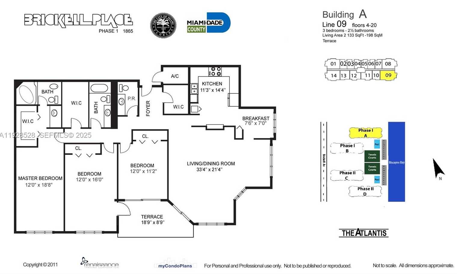 Small Image of 1865 BRICKELL AVE #A709, Miami Number 19