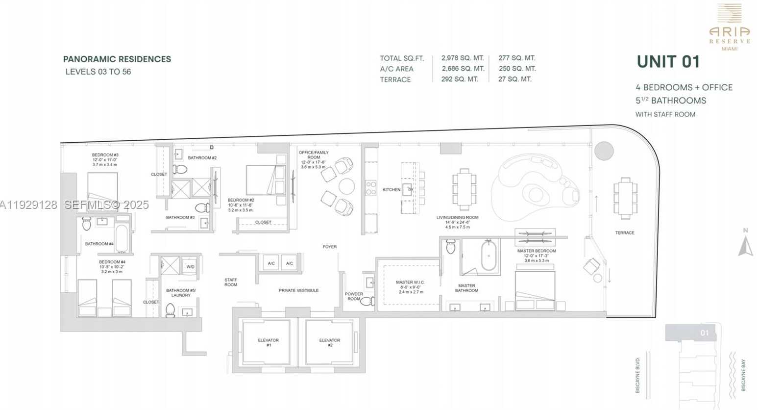 Small Image of 700 NORTH EAST 24TH STREET #2901, Miami Number 11