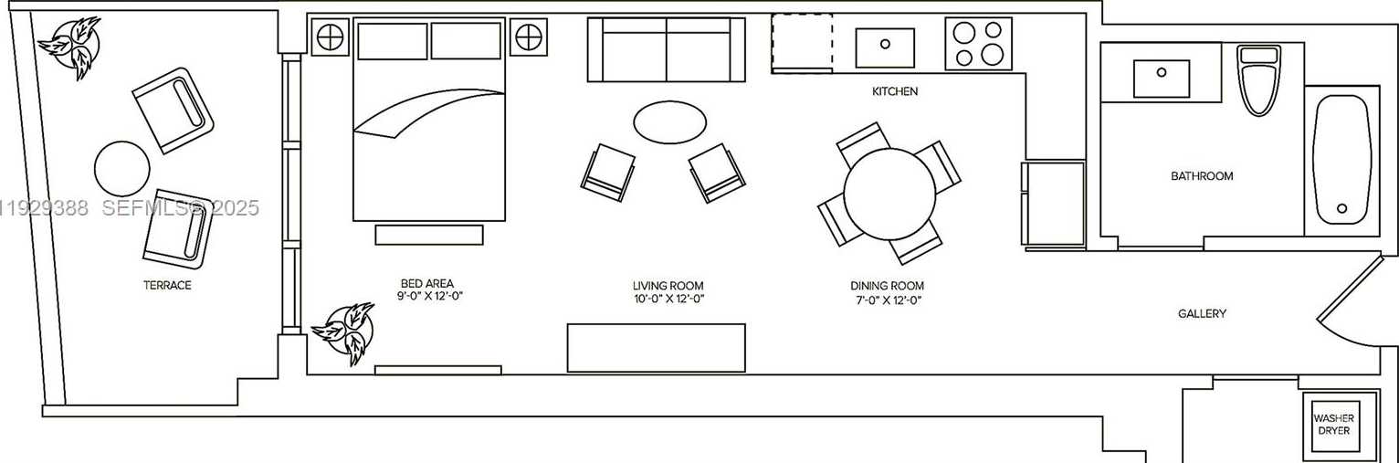 Small Image of 1010 BRICKELL AVE #3710, Miami Number 6