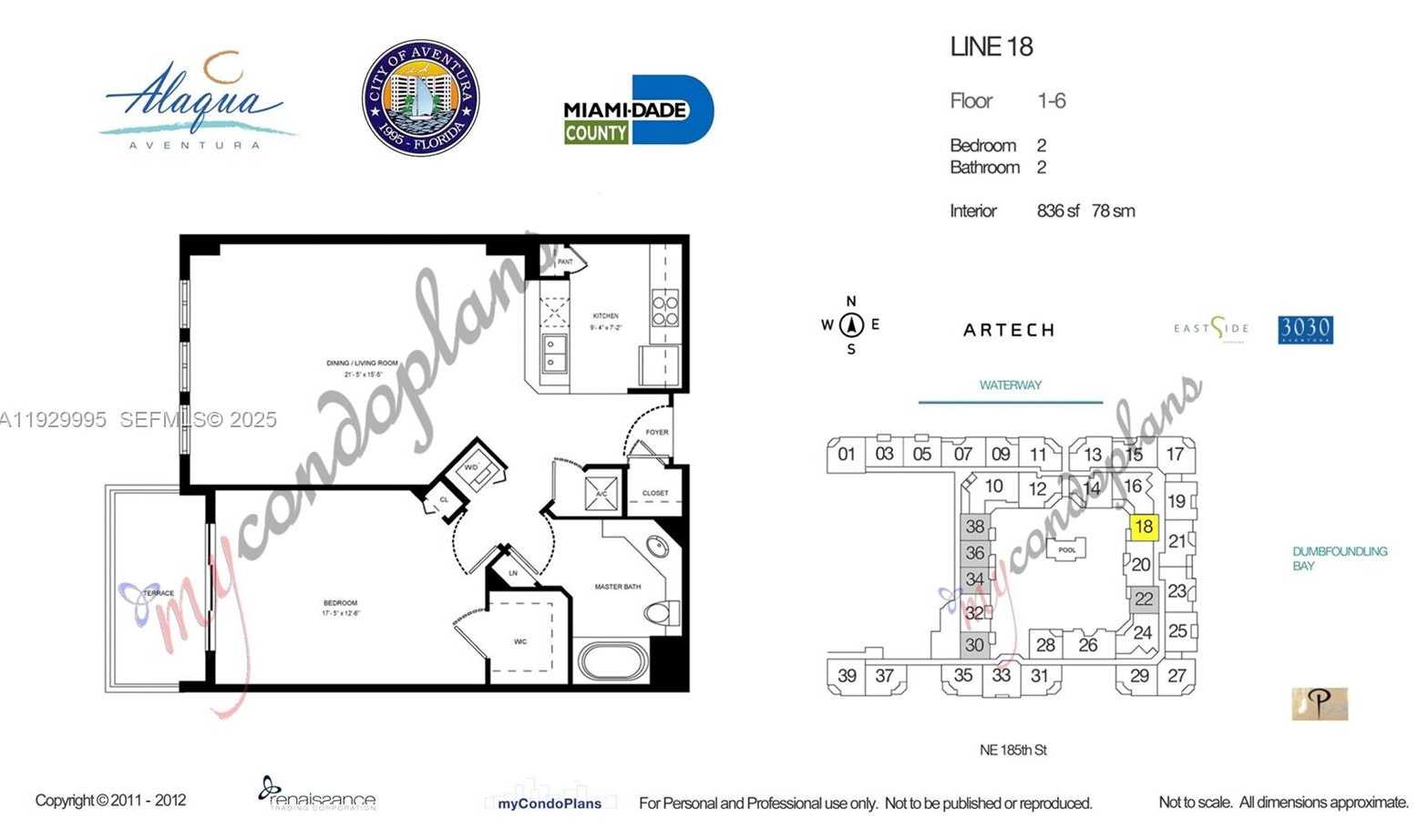 Small Image of 3001 NORTH EAST 185TH ST #118, Aventura Number 23