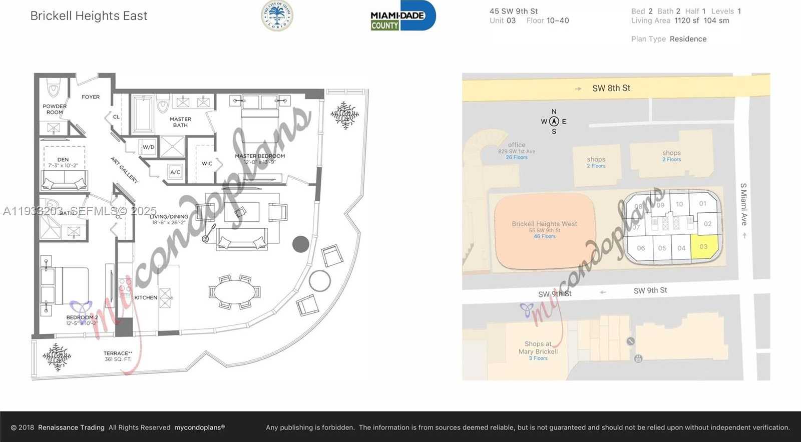 Small Image of 45 SOUTH WEST 9TH ST #1403, Miami Number 29