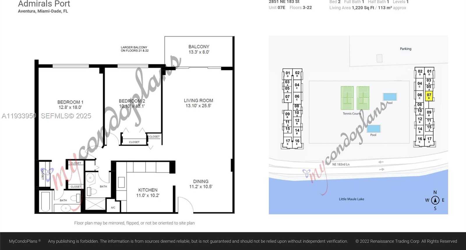 Small Image of 2851 NORTH EAST 183RD ST #1007E, Aventura Number 14