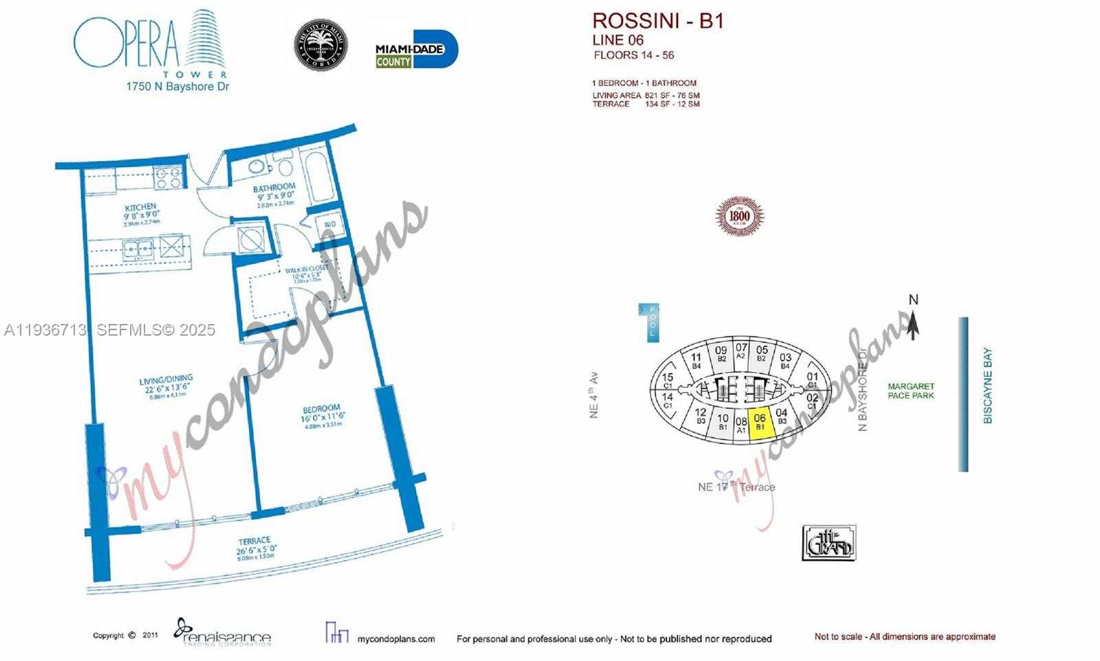 Small Image of 1750 NORTH BAYSHORE DR #1606, Miami Number 4