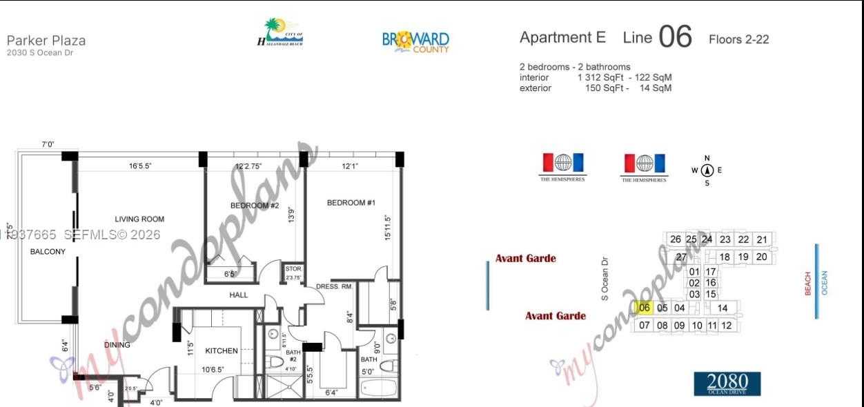 Small Image of 2030 SOUTH OCEAN DR #506, Hallandale Beach Number 62