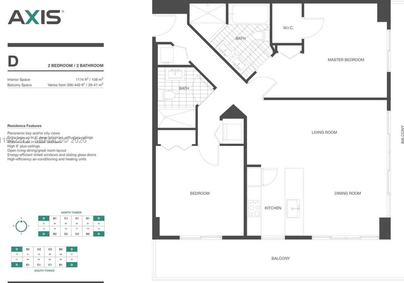 Small Image of 1111 SOUTH WEST 1 AV #1414-N, Miami Number 45