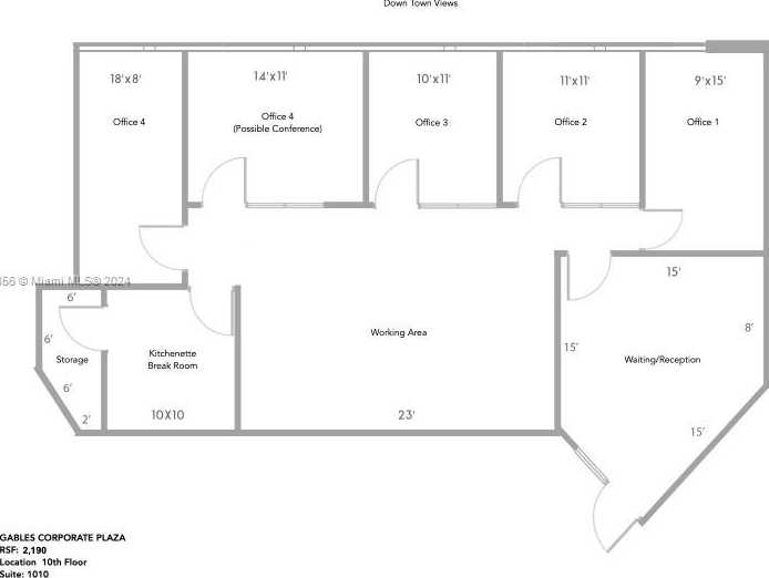 Small Image of 2100 PONCE DE LEON BLVD #1010, Coral Gables Number 13