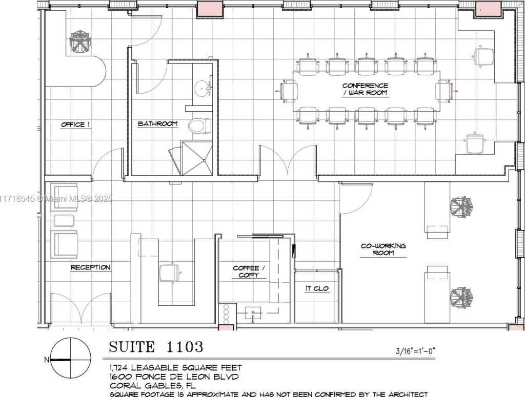 Small Image of 1600 PONCE DE LEON BLVD #1103, Coral Gables Number 13
