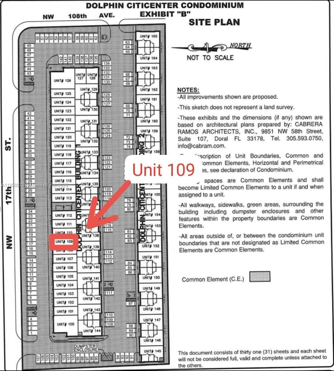 Small Image of 10890 NORTH WEST 17 #109, Sweetwater Number 6