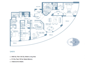 Floor plan Bellini Aventura