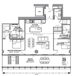8701 Collins Avenue Miami Beach FLOOR PLAN