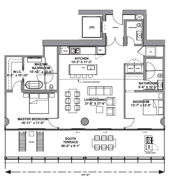 8701 Collins Avenue Miami Beach FLOOR PLAN