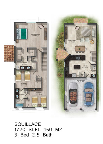 Calabria Residences floor plans