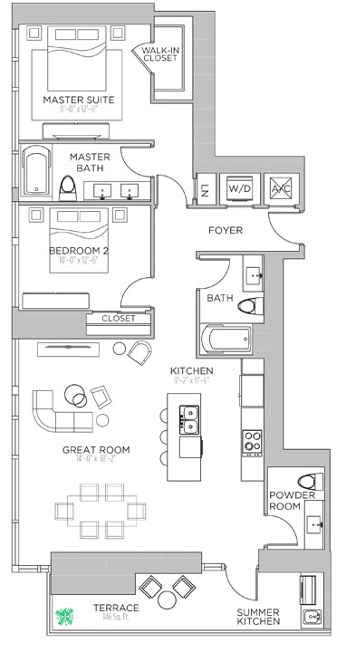 ECHO Brickell floor plans