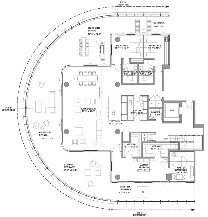 Eighty Seven Park floor plans - new developments in Miami