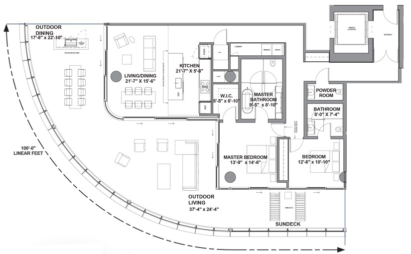 Eighty Seven Park floor plans - new developments in Miami