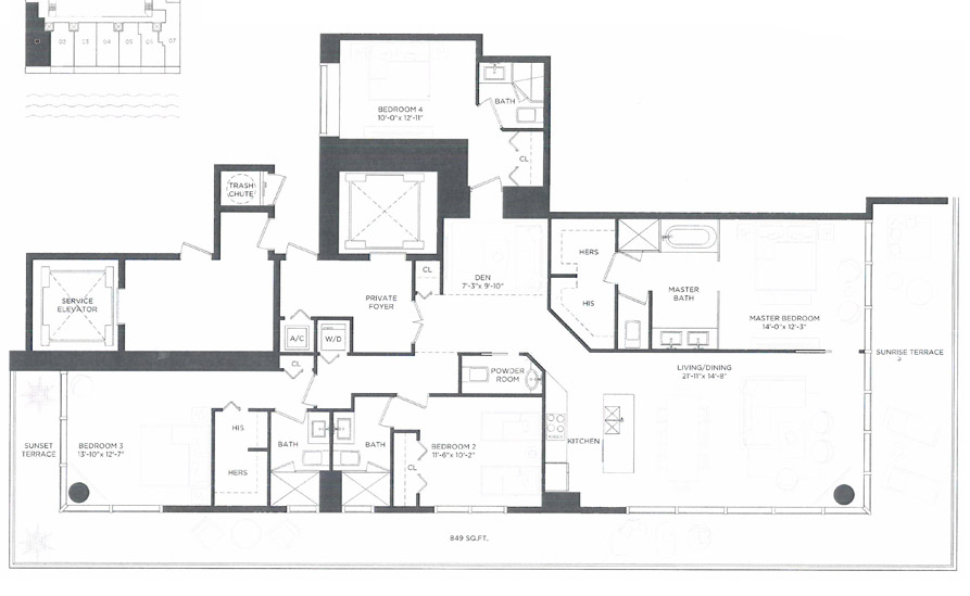 Gran Paraiso floor plans - new developments in Miami