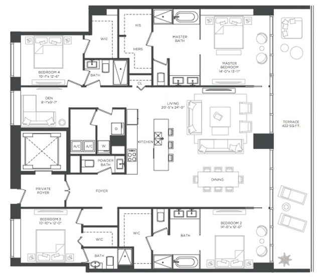 Gran Paraiso floor plans - new developments in Miami