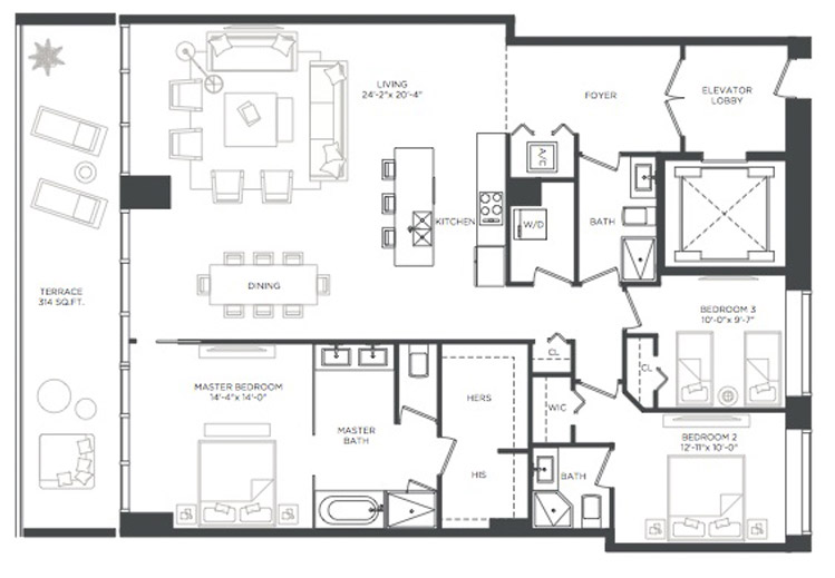 Gran Paraiso floor plans - new developments in Miami