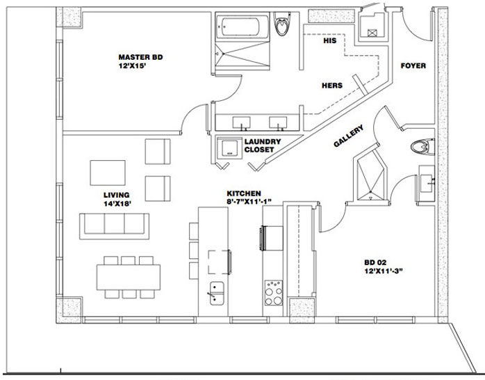 ION East Edgewater floor plans - new developments in Miami