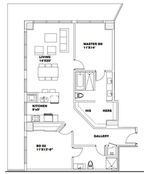 ION East Edgewater floor plans - new developments in Miami