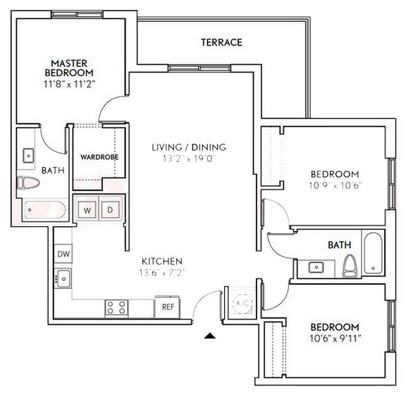 InTown Towers floor plans - new developments in Miami