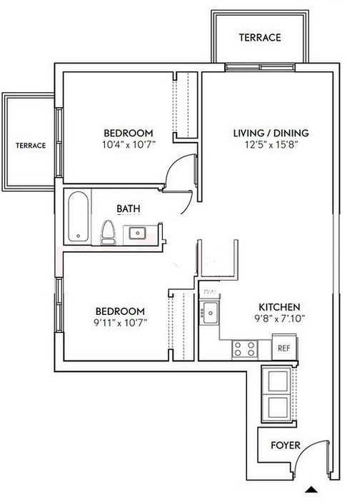 InTown Towers floor plans - new developments in Miami