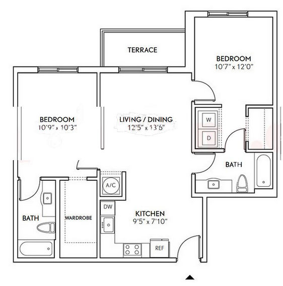 InTown Towers floor plans - new developments in Miami