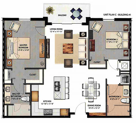 Midtown Doral floor plans - new developments at Miami