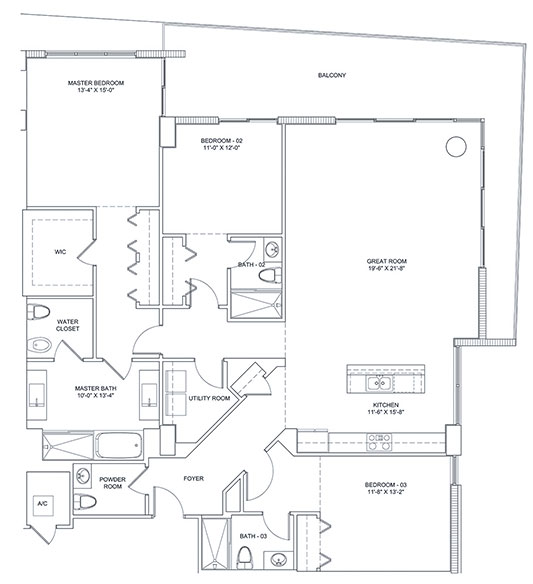 Parque Towers floor plans - new developments at Sunny Isles Beach