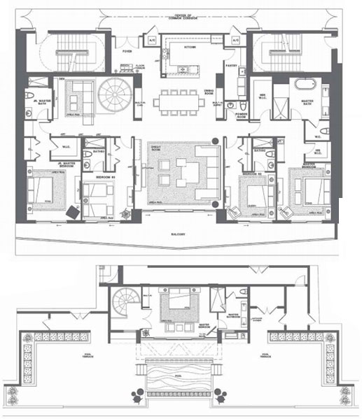 Parque Towers floor plans - new developments at Sunny Isles Beach